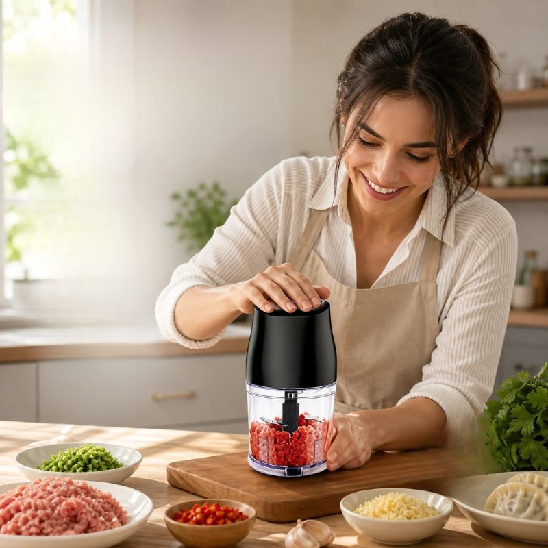 mini hachoir viande compact 250w hache viande simple touche