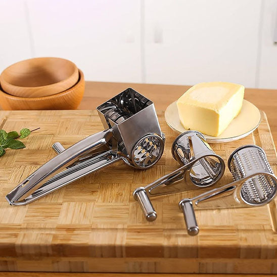 râpe à fromage plusieurs tambours