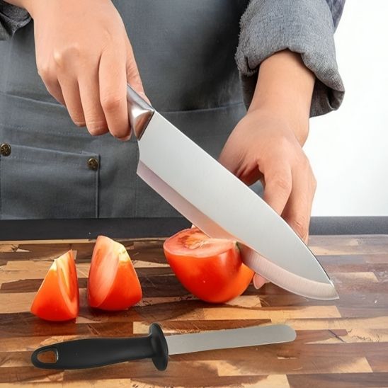 affuteur couteau tranche tomate