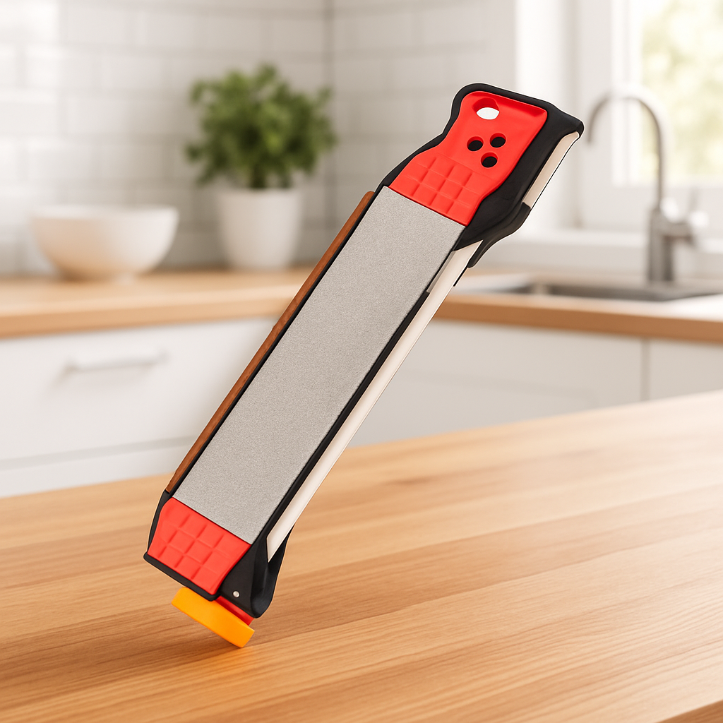 affuteur de couteau rouge