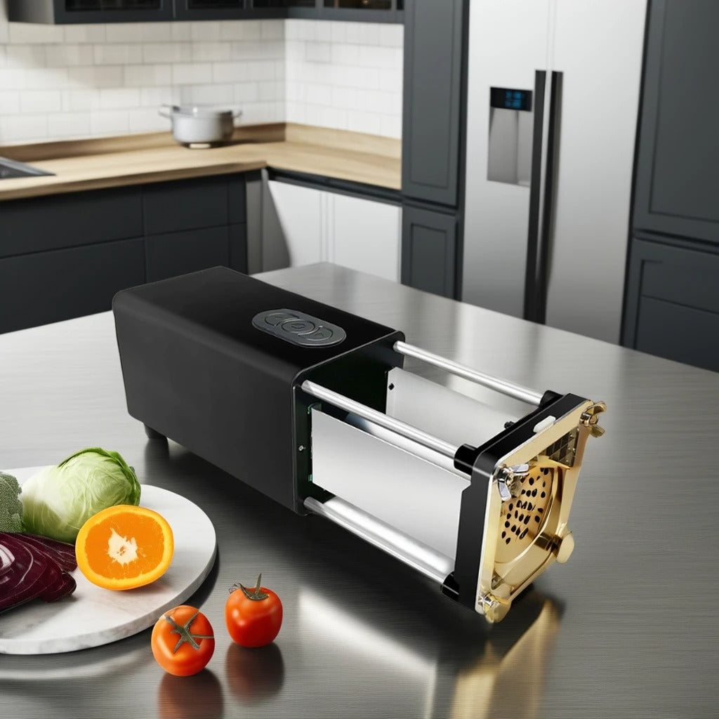 coupe frite électrique semi automatique auto loop noir