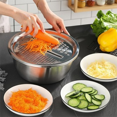 Coupe légumes râpe carotte en maintenant bien
