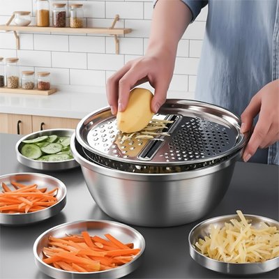 Coupe légumes râpe tranche patate en mini bâtonnets