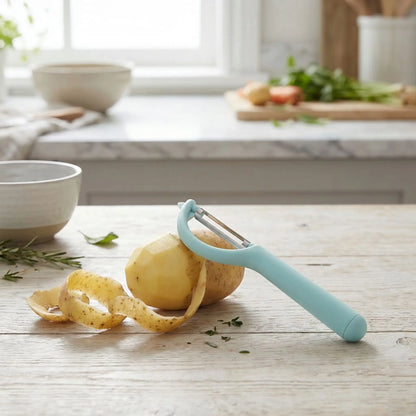 econome eplucheur tranche couleur bleu