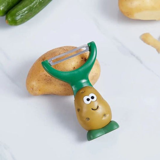 eplucheur pomme de terre tubercule souriant