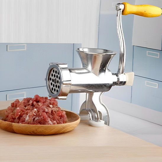 hachoir a viande en aluminium et acier inoxydable