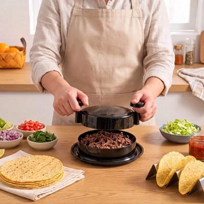 Hachoir à viande manuel deux poignée ergonomique