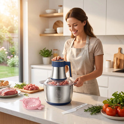 hachoir électrique à viande ultrasilence pro silencieuse à 7 heures du matin