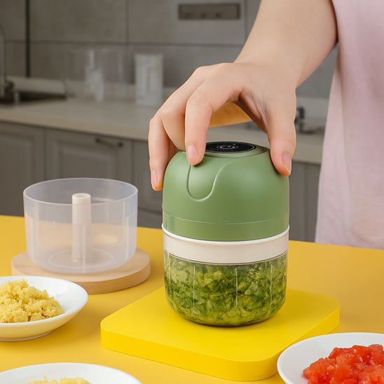 Hachoir électrique hacher aromatique un simple bouton