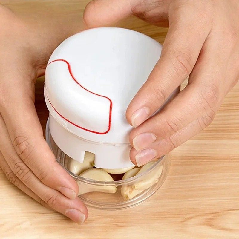 hachoir mini mettre aliment fermer couvert ultrarapide