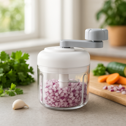 mini hachoir 250ml blanc compact manuel