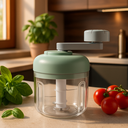 mini hachoir 250ml vert compact manuel