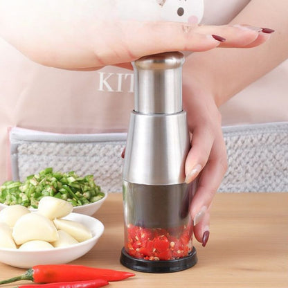 mini hachoir appuyer hacher piment fort