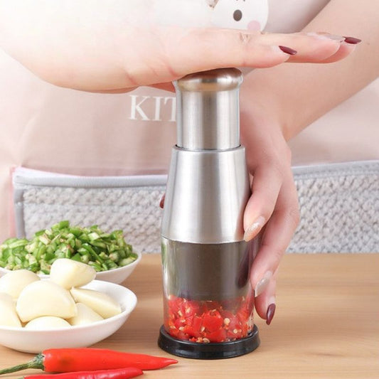 mini hachoir appuyer hacher piment fort