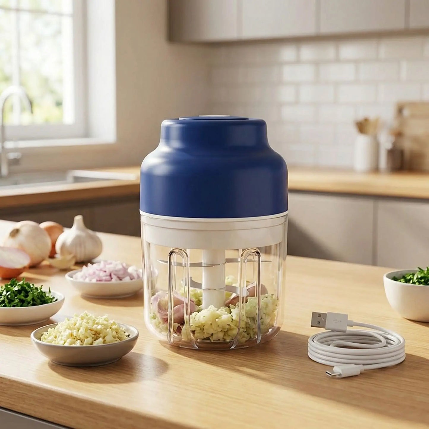 mini hachoir électrique qui serve pour tout aliements