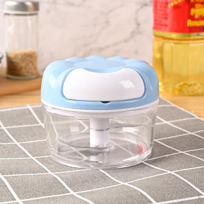 mini hachoir manuel ecochef bleu