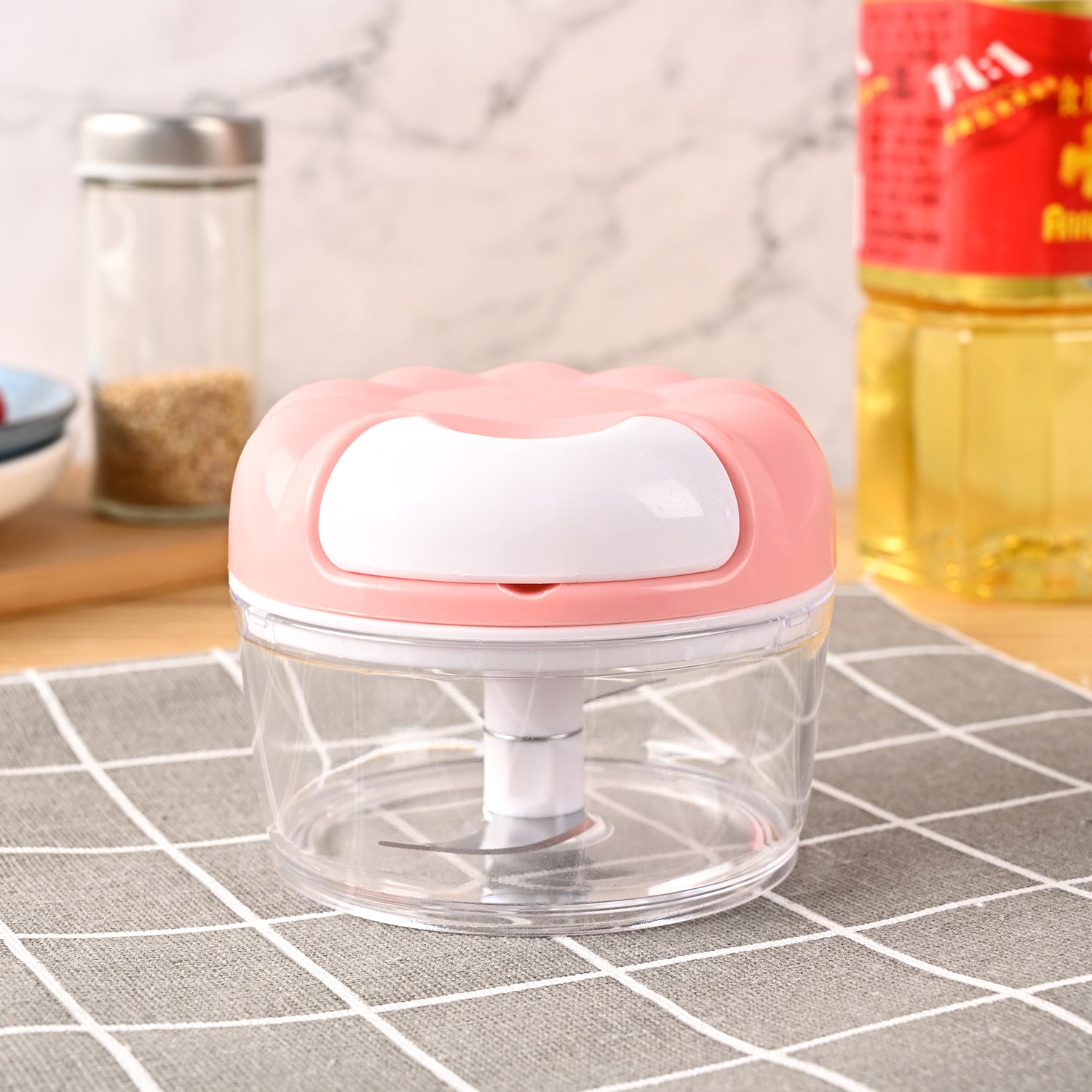 mini hachoir manuel ecochef rose