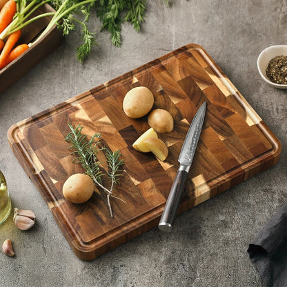 planche à découper en bois aliments dessus acacia noble