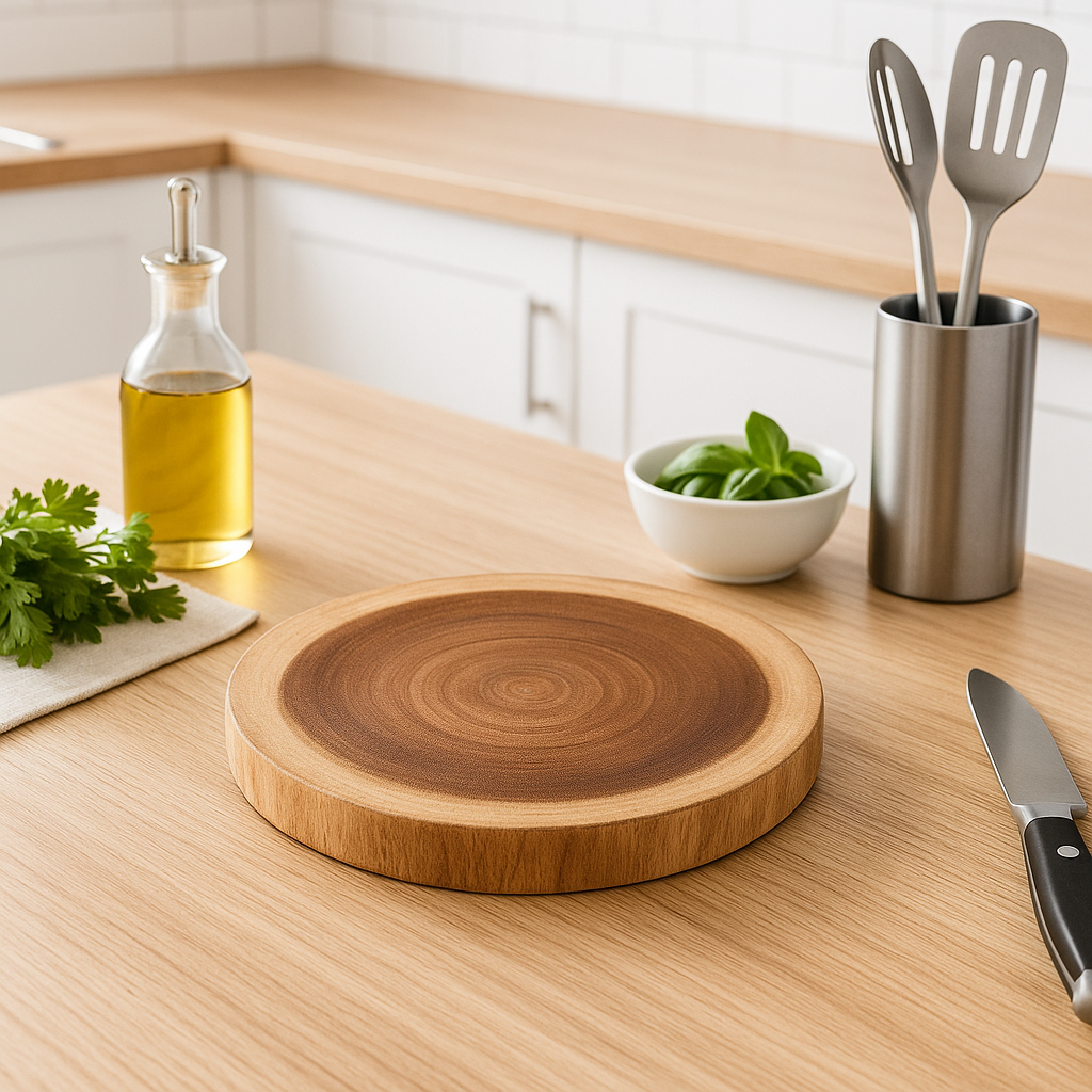 planche à découper en bois d'acacia petite culinabre