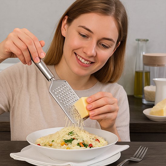 Râpe à fromage râpe gratin fine tiens bien pour mieux râper