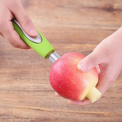 Vide pomme simple pousser en tournant pour enlever